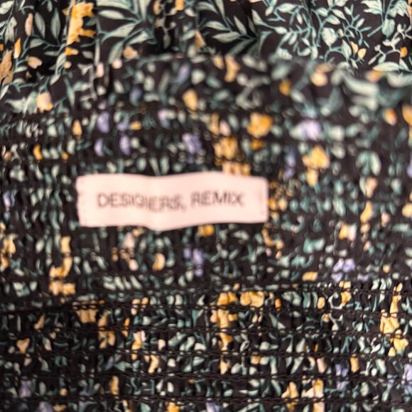 Designers Remix Girls Floral Print Waistband Tiered Ruffle Skirt Pull On Size 10 - Picture 4 of 5